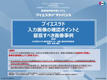 ブイエスラド入力画像の確認ポイントと 留意すべき画像事例（ART1767）